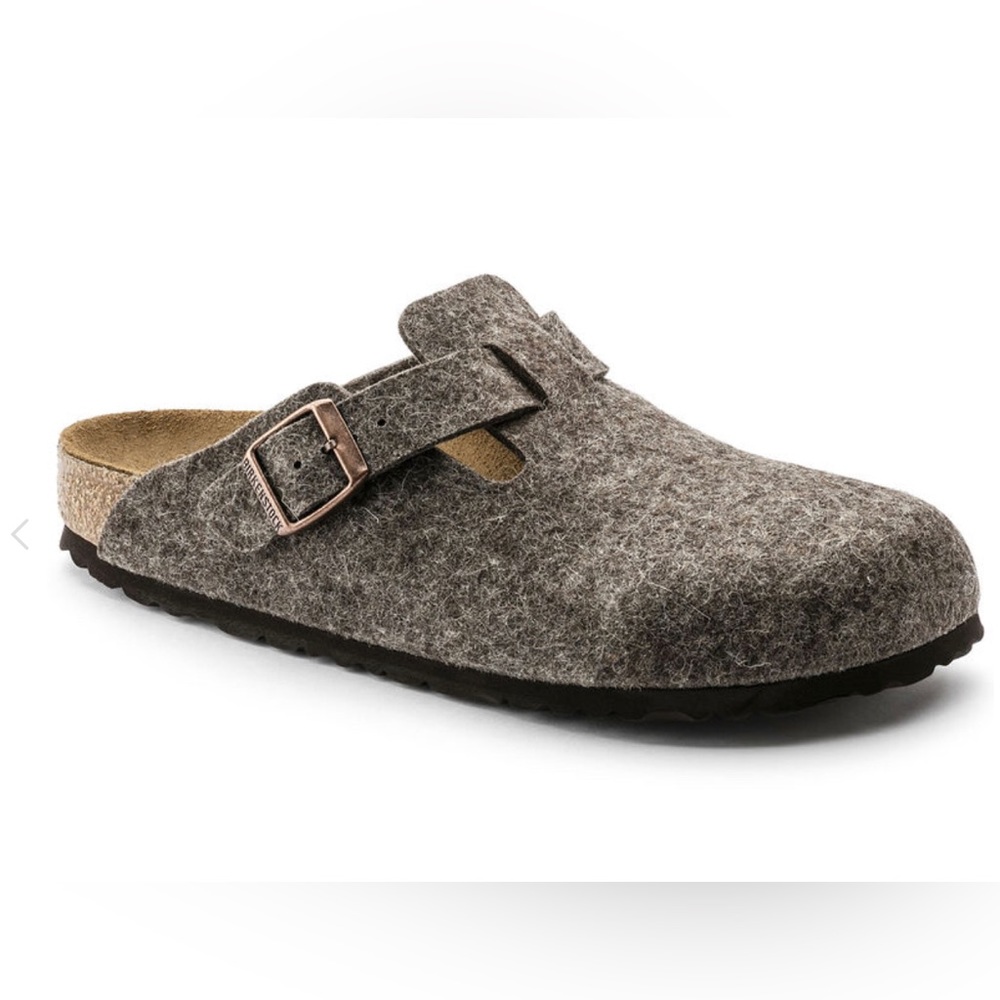 Birkenstock Boston Wool Clog 43 Cacao